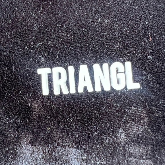 TRIANGL Black Velvet Bikini Top Women’s Size XS NWT Sexy Beach Pool Swim - Picture 3 of 6